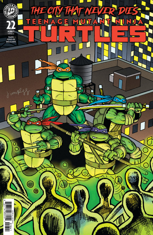 Teenage Mutant Ninja Turtles #22 Variant D (Rugg) — Cover