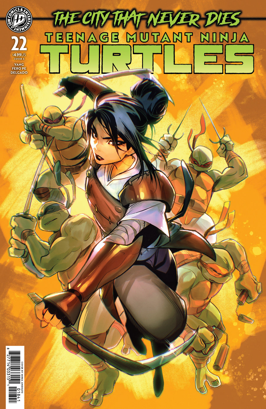 Teenage Mutant Ninja Turtles #22 Variant E (Andolfo) — Cover