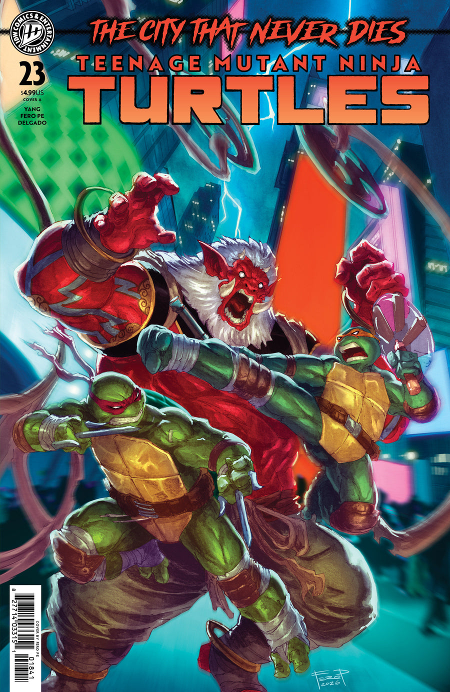 Teenage Mutant Ninja Turtles #23 Cover A (Pe) — Cover