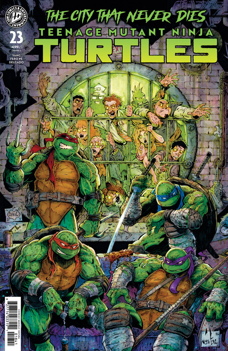 Teenage Mutant Ninja Turtles #23 Variant C (Ventura) — Cover