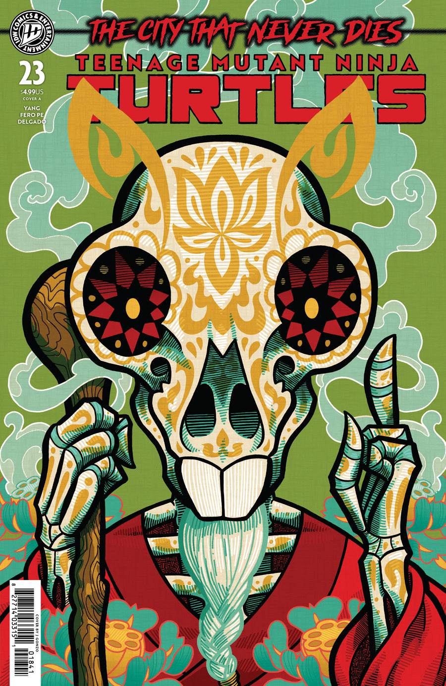 Teenage Mutant Ninja Turtles #23 Variant D (J. Gonzo) — Cover