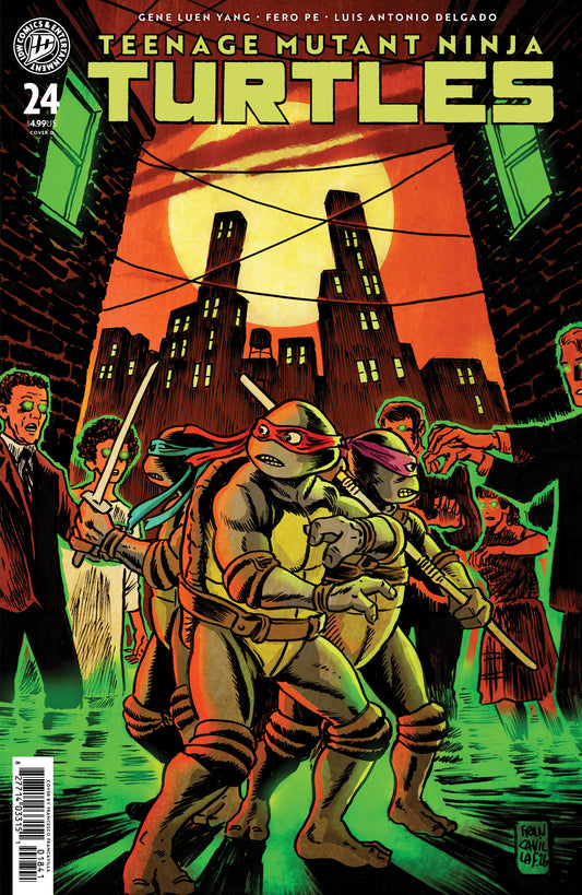 Teenage Mutant Ninja Turtles #24 Variant D (Francavilla) — Cover