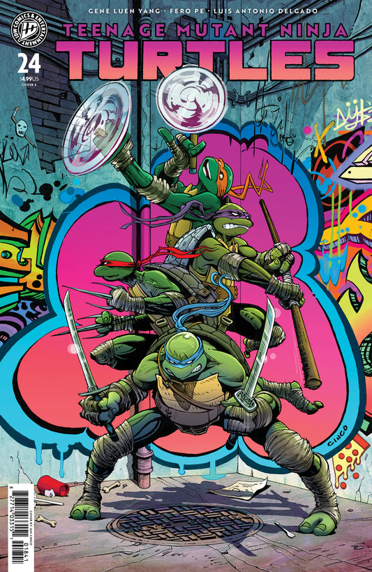 Teenage Mutant Ninja Turtles #24 Variant E (Cinco) — Cover