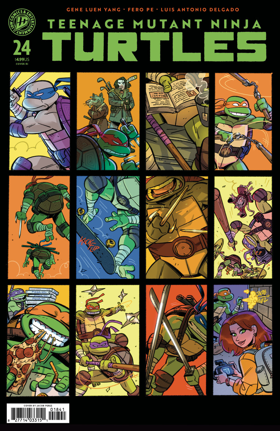 Teenage Mutant Ninja Turtles #24 Variant RI (25) (Perez) — Cover