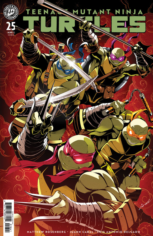 Teenage Mutant Ninja Turtles #25 Variant B (Godtail Cover Set) — Cover