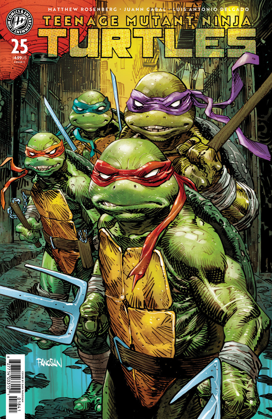 Teenage Mutant Ninja Turtles #25 Variant C (Panosian) — Cover