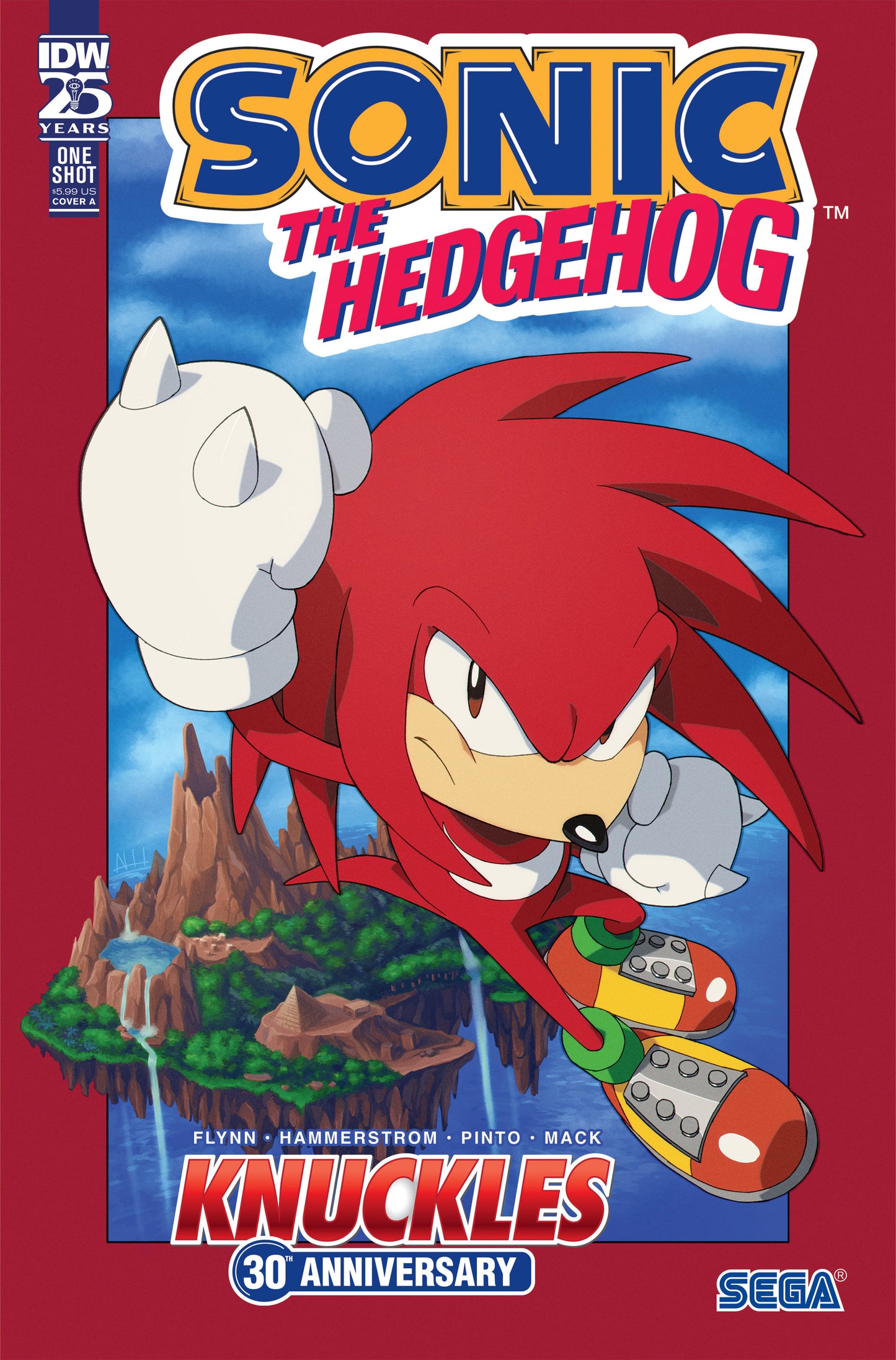 Sonic the Hedgehog: Knuckles' 30th Anniversary Special Cover A (Hammerstrom)