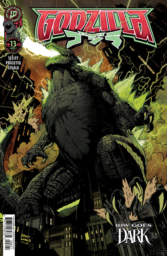Godzilla [kai-Sei Era] #13 Variant D (Earls Idw Goes Dark Variant) — Cover