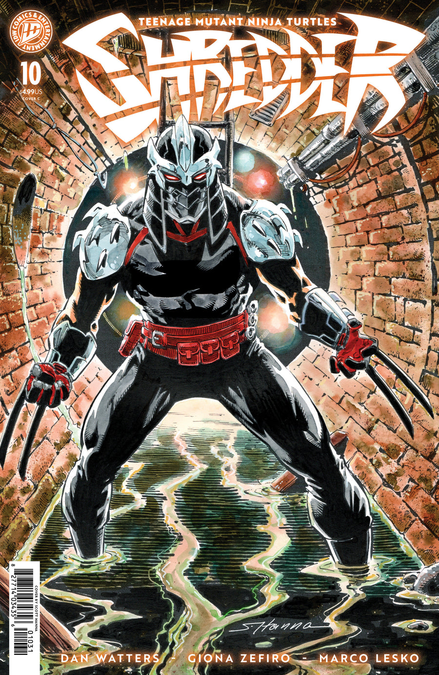 Teenage Mutant Ninja Turtles: Shredder #10 Cover A (Santolouco) - Cover