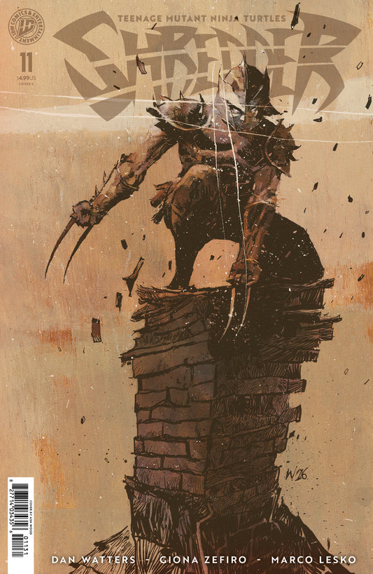 Teenage Mutant Ninja Turtles: Shredder #11 Variant C (Wood) - Cover