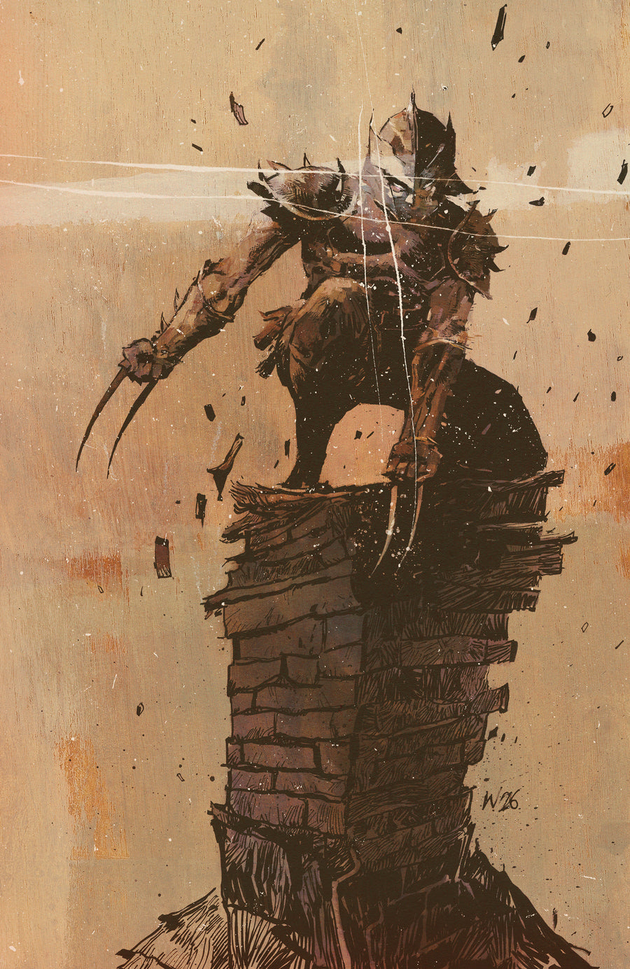 Teenage Mutant Ninja Turtles: Shredder #11 Variant RI (25) (Wood Full Art) - Cover