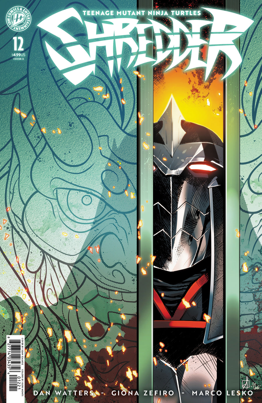 Teenage Mutant Ninja Turtles: Shredder #12 Variant B (Izaakse) — Cover