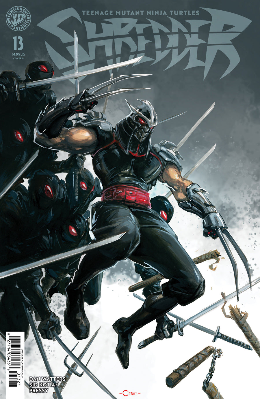 Teenage Mutant Ninja Turtles: Shredder #13 Variant B (Crain) — Cover