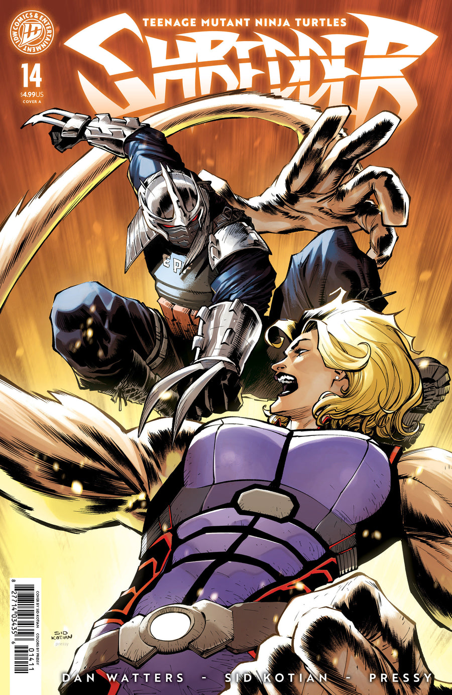 Teenage Mutant Ninja Turtles: Shredder #14 Cover A (Kotian) — Cover
