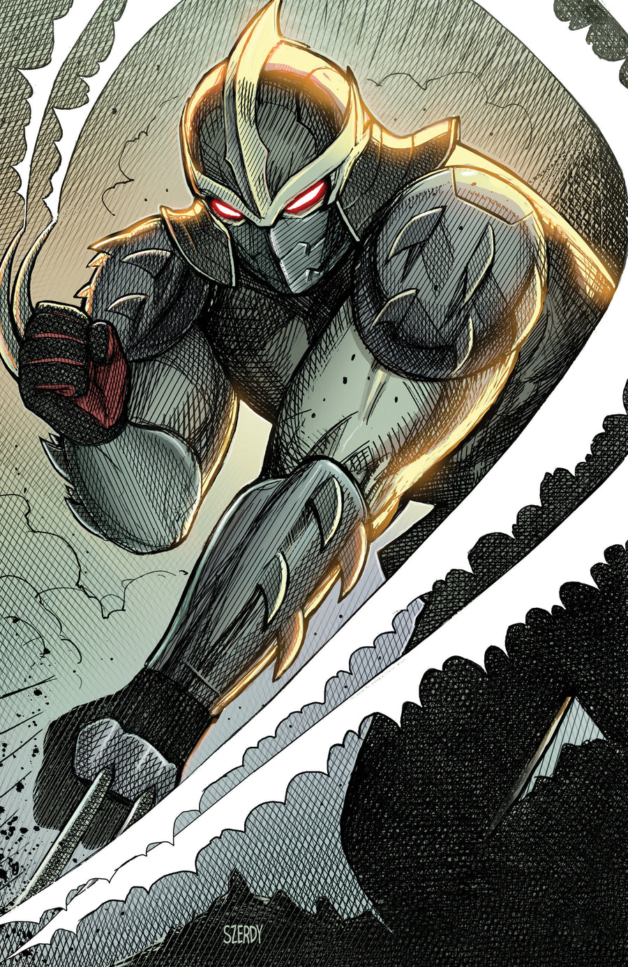 Teenage Mutant Ninja Turtles: Shredder #15 Variant RI (10) (Szerdy Full Art) — Cover