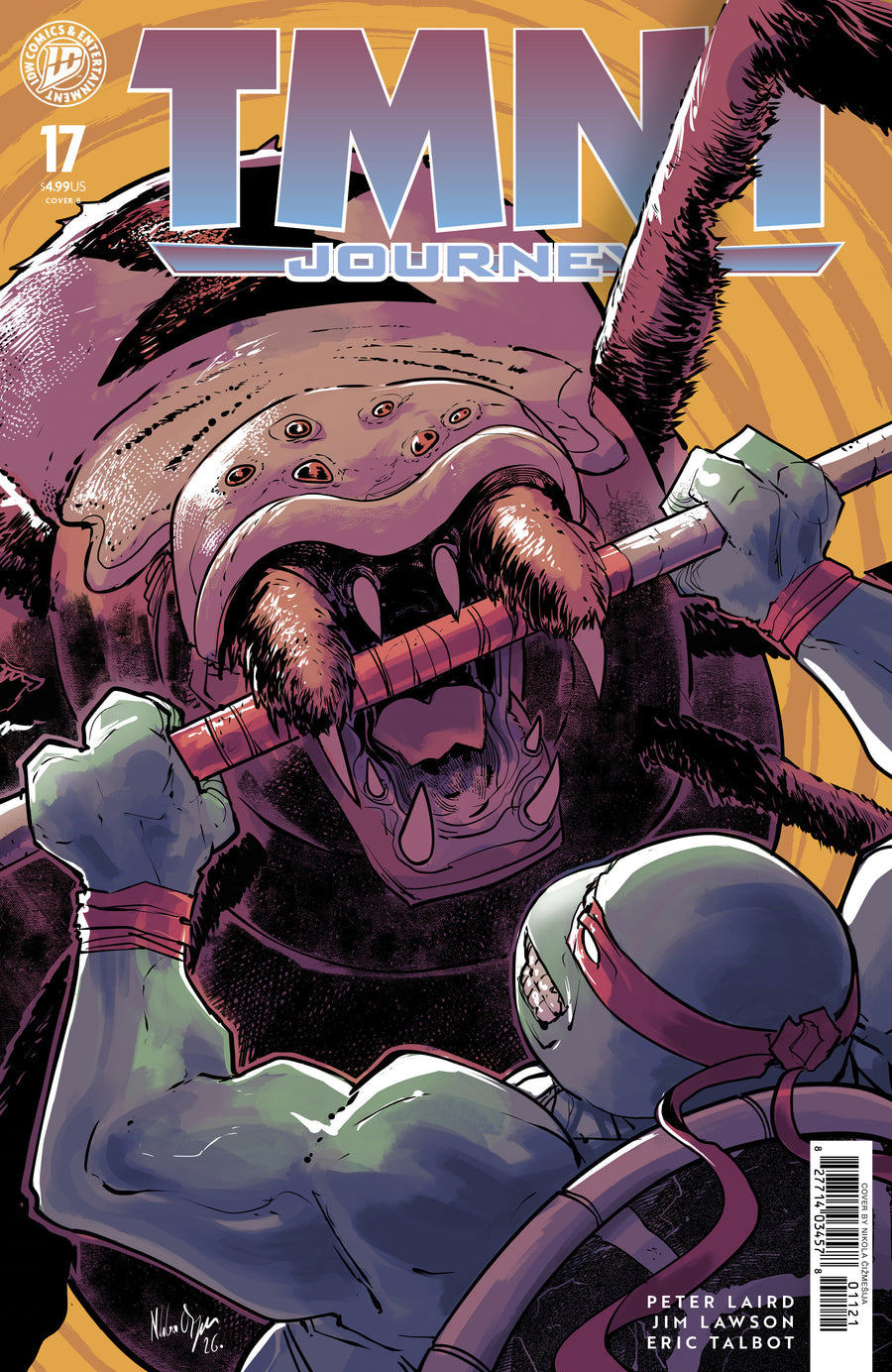 Tmnt: Journeys #17 Variant B (Cizmesija) — Cover