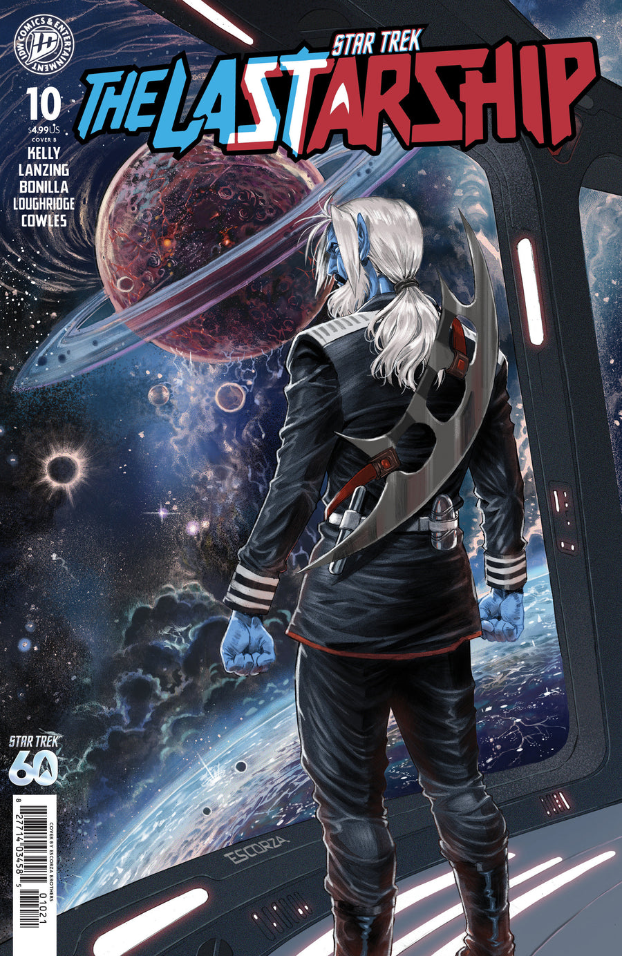 Star Trek: The Last Starship #10 Variant B (Escorza Brothers) - Cover