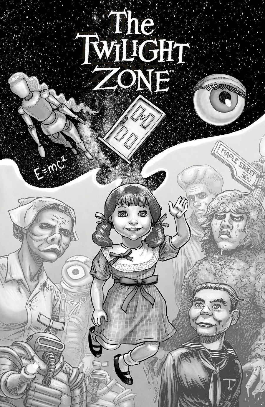 The Twilight Zone #10 Variant RI (10) (Browne) - Cover