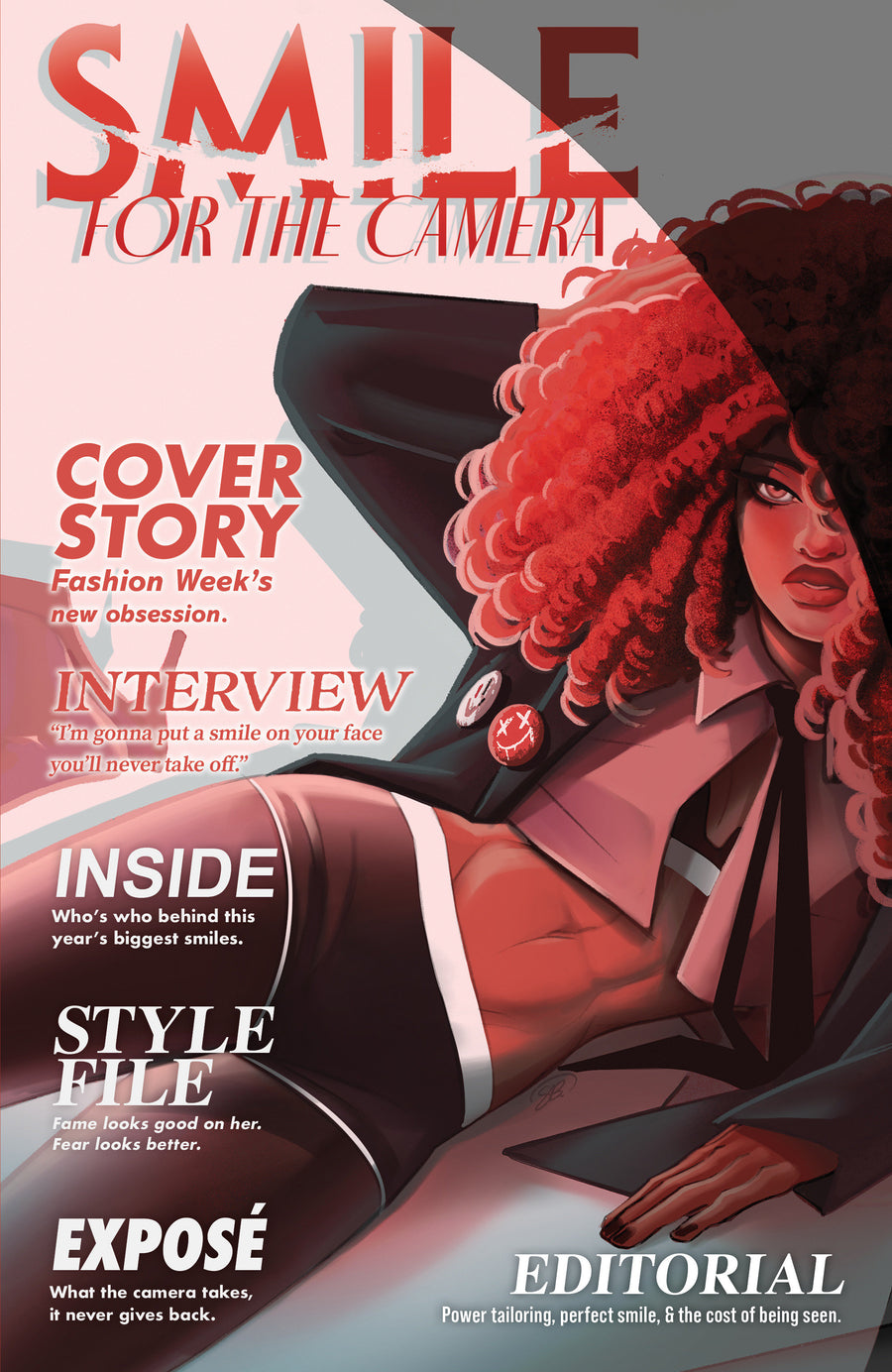Smile: For the Camera #4 Variant C (Boo Fashion Magazine Variant) — Cover