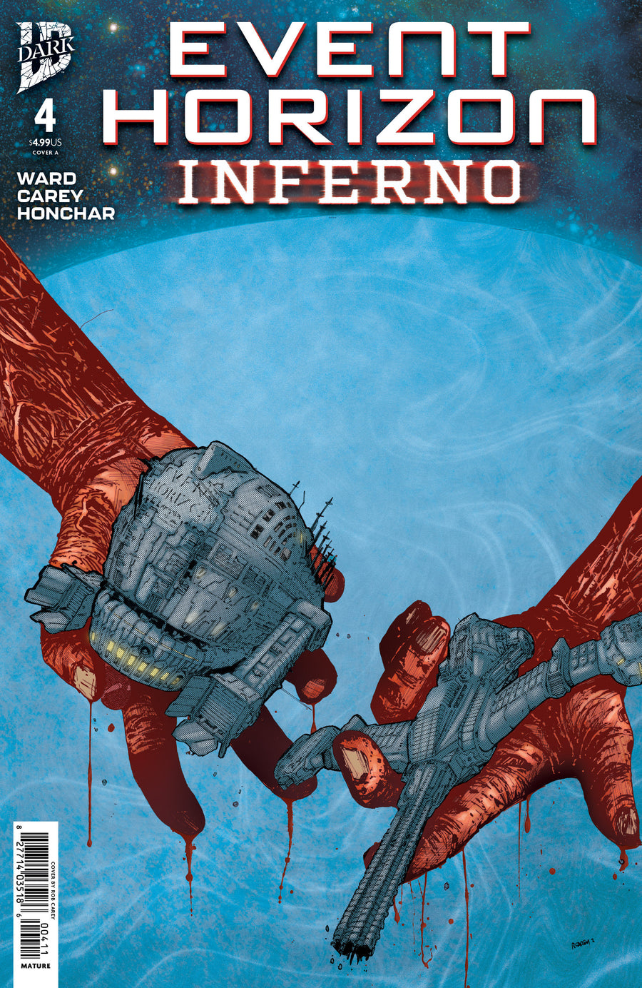 Event Horizon: Inferno #4 Cover A (Carey) - Cover