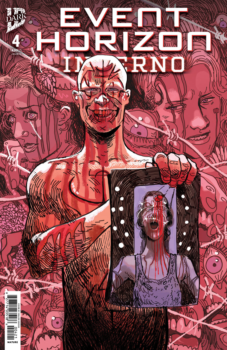 Event Horizon: Inferno #4 Variant B (Snook) - Cover