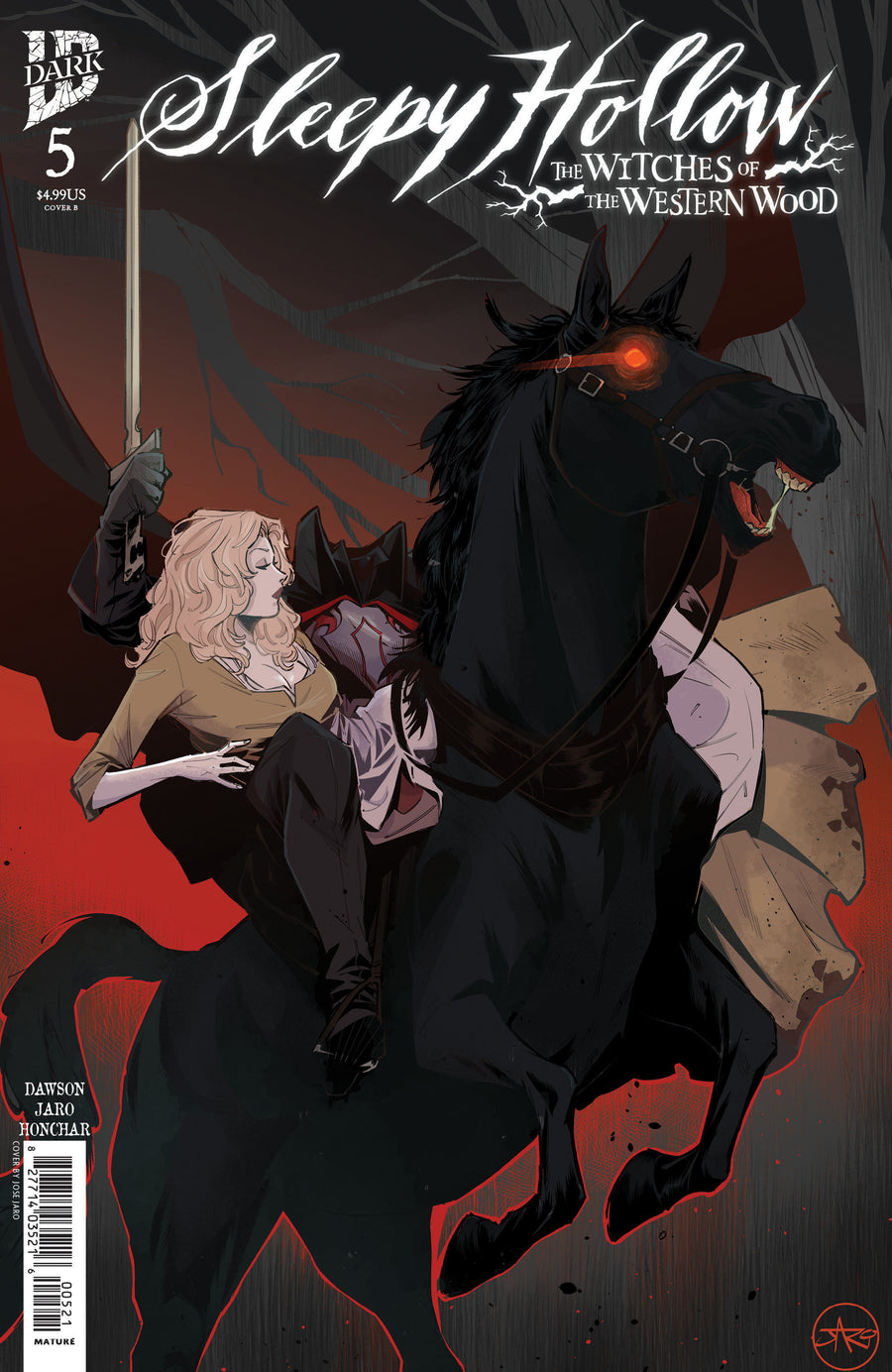 Sleepy Hollow: the Witches of the Western Wood #5 Variant B (Jaro) — Cover