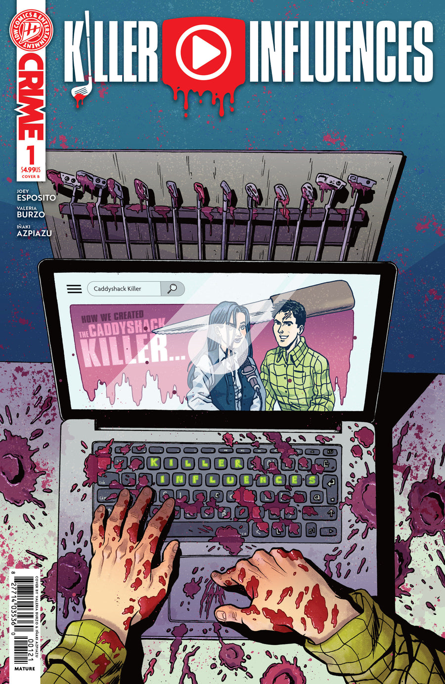 Killer Influences #1 Variant B (Burzo) — Cover