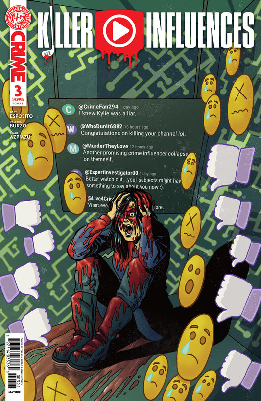 Killer Influences #3 Variant B (Burzo) — Cover