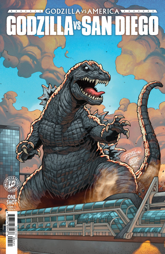 Godzilla Vs. America: San Diego Variant B (lim) - Cover