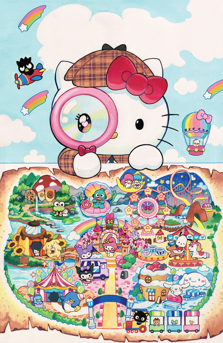 Hello Kitty and Friends: Hello World! #1 Variant RI (100) (Gonzales Full Art) - Cover
