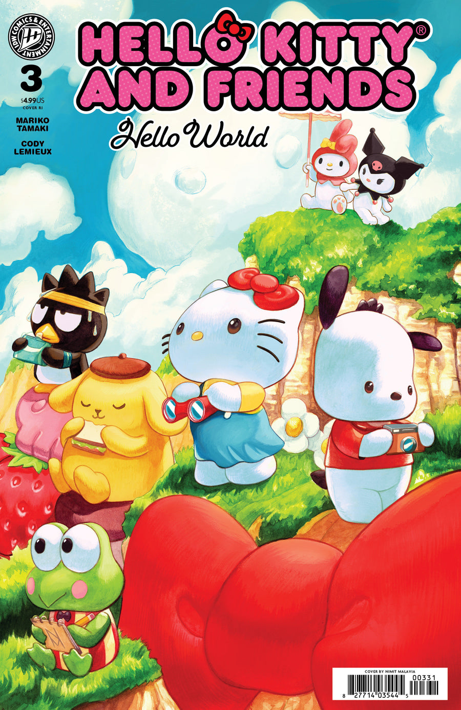 Hello Kitty and Friends: Hello World! #3 Variant RI (10) (Malavia) — Cover