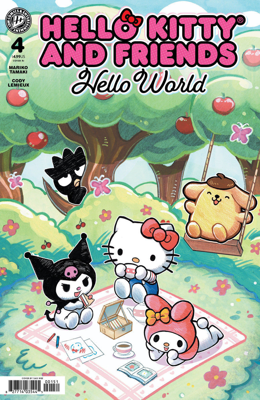 Hello Kitty and Friends: Hello World! #4 Variant RI (10) (Saowee) — Cover