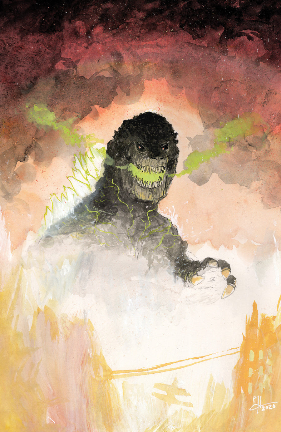 The Horror Of Godzilla [kai-sei Era] #1 Variant Ri (25) (horvath Full Art) - Cover