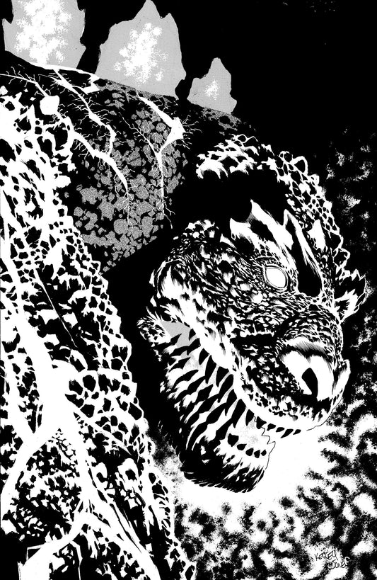 The Horror Of Godzilla [kai-sei Era] #1 Variant Ri (50) (jones B&w Full Art) - Cover