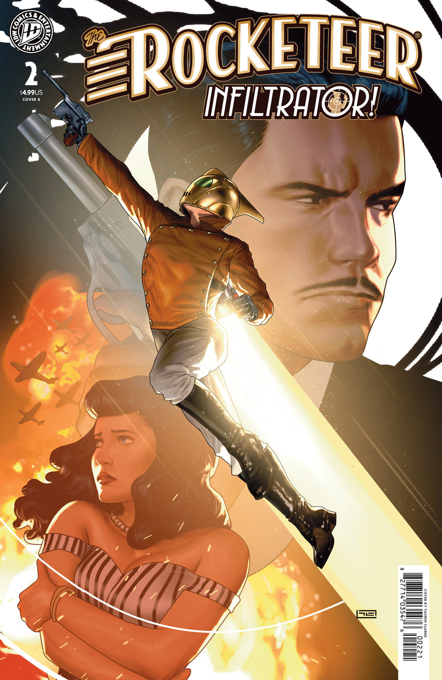 The Rocketeer: Infiltrator! #2 Variant B (Clarke) - Cover