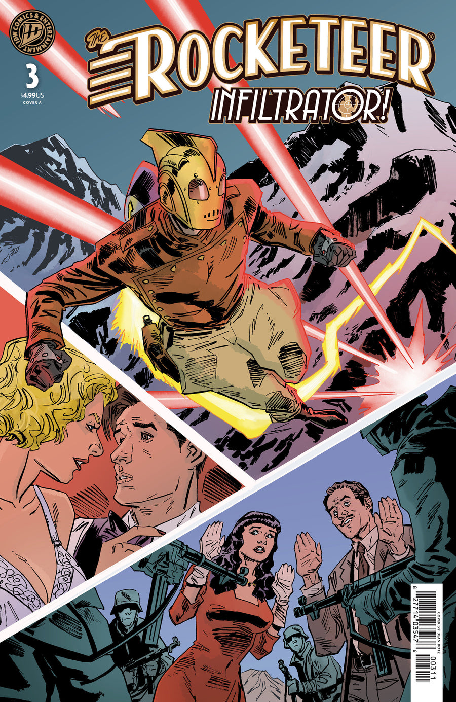The Rocketeer: Infiltrator! #3 Cover A (Kotz) — Cover