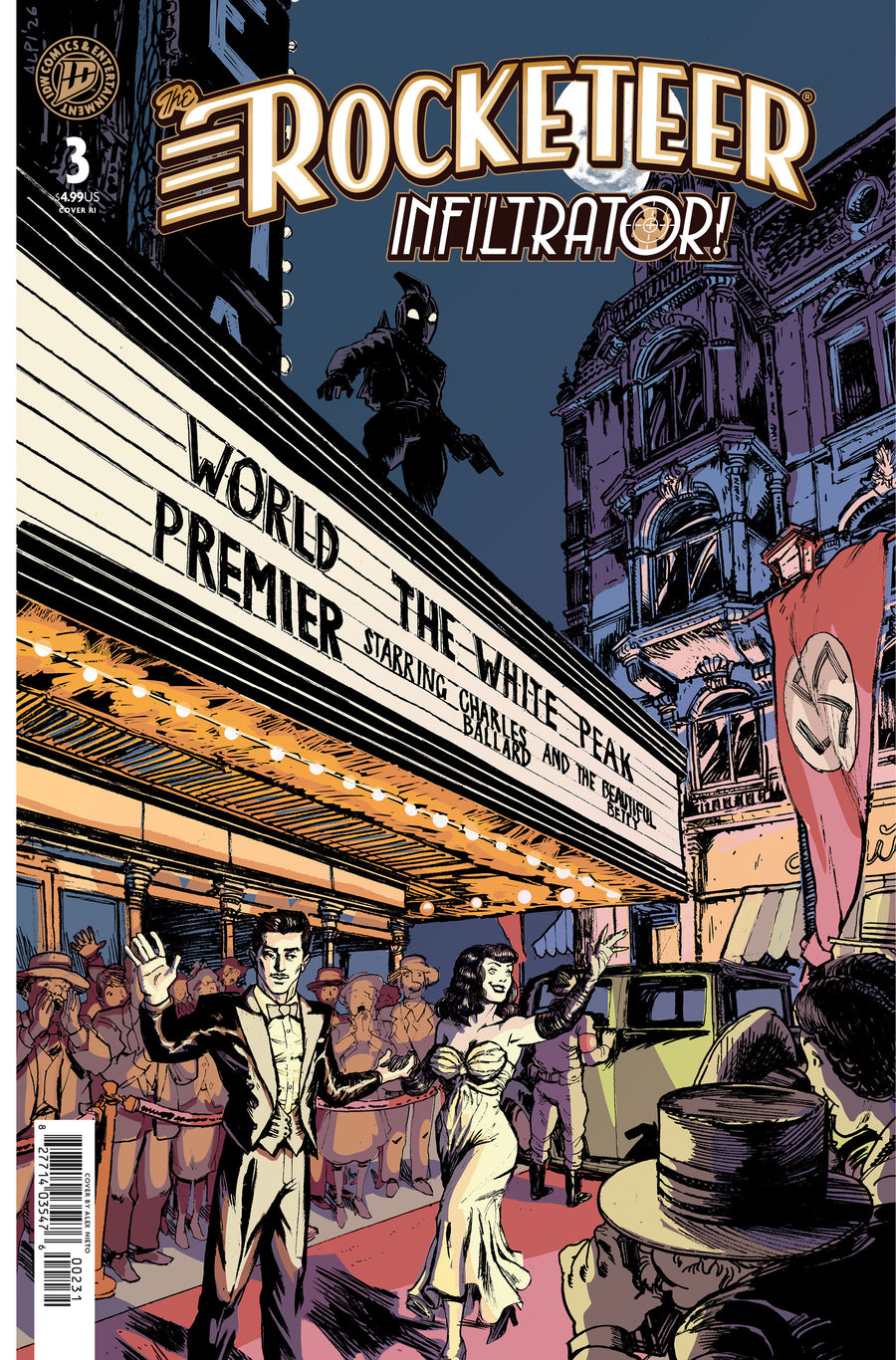 The Rocketeer: Infiltrator! #3 Variant RI (10) (Alpi) — Cover