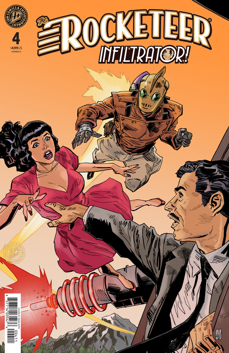 The Rocketeer: Infiltrator! #4 Cover A (Kotz) — Cover