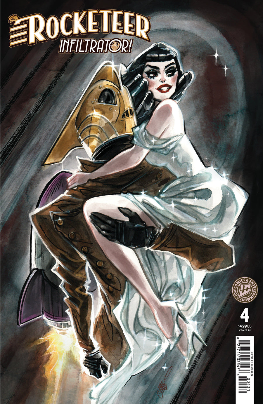 The Rocketeer: Infiltrator! #4 Variant RI (10) (Wyzgala) — Cover