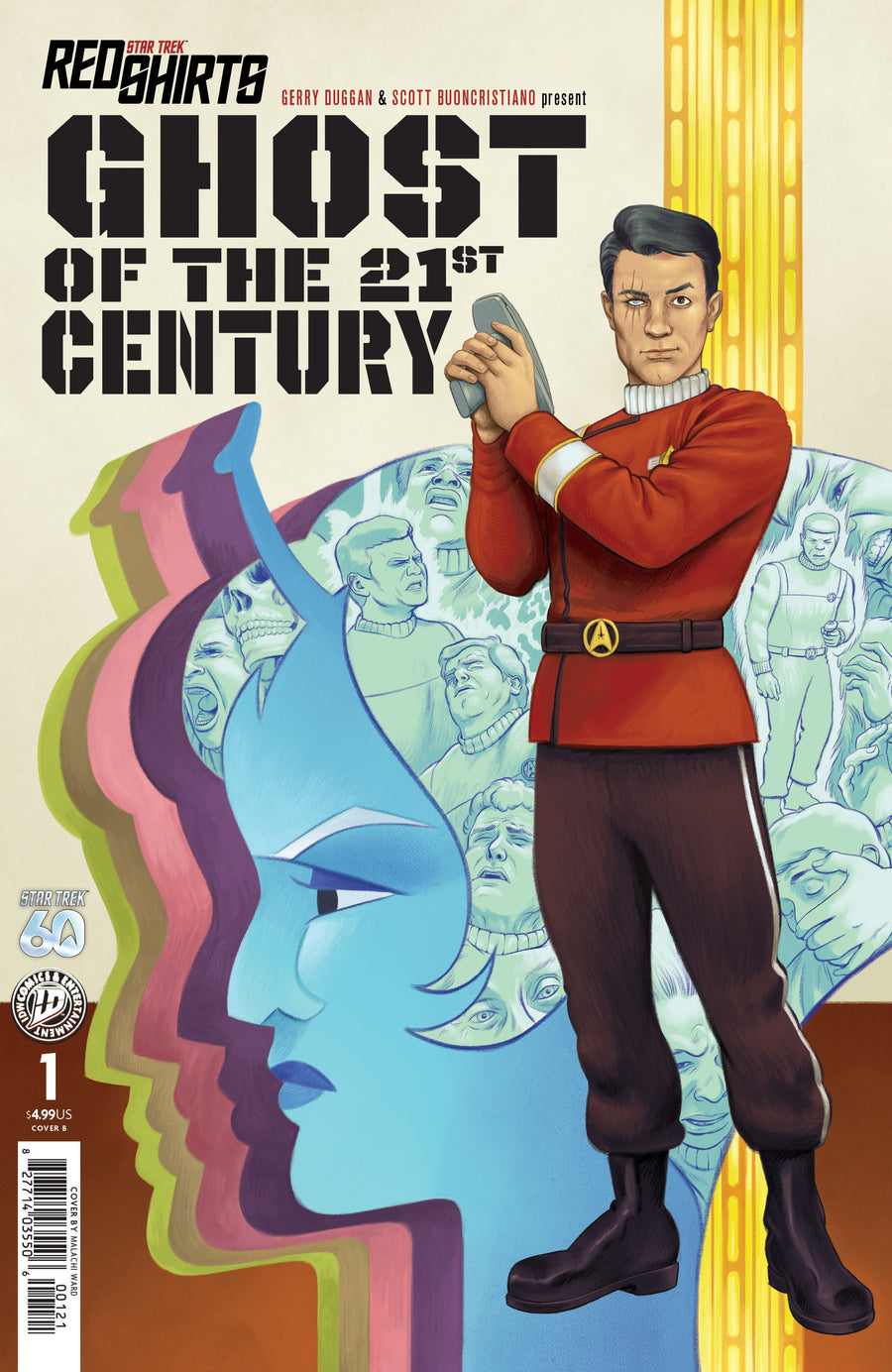 Star Trek: Red Shirts--ghost Of The 21st Century #1 Variant B (ward) - Cover