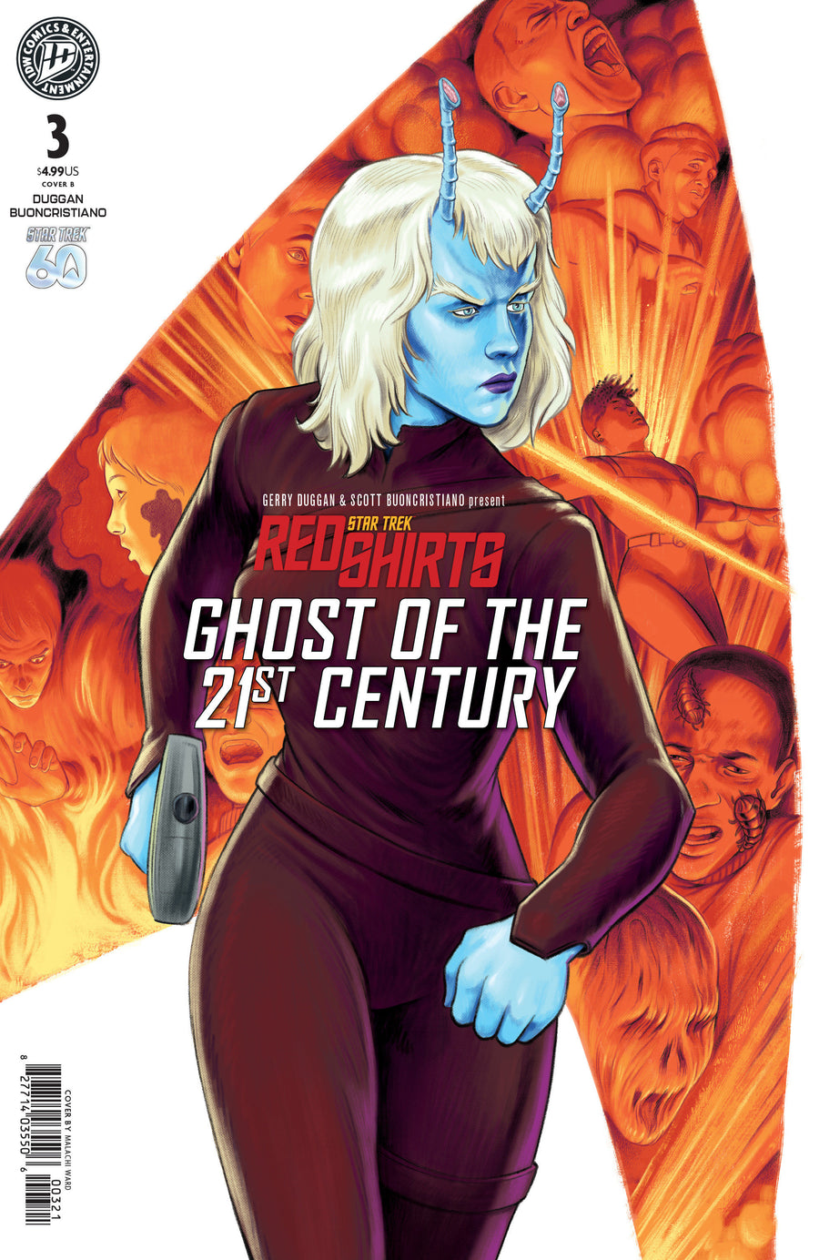 Star Trek: Red Shirts - Ghost of the 21st Century #3 Variant B (Ward) — Cover