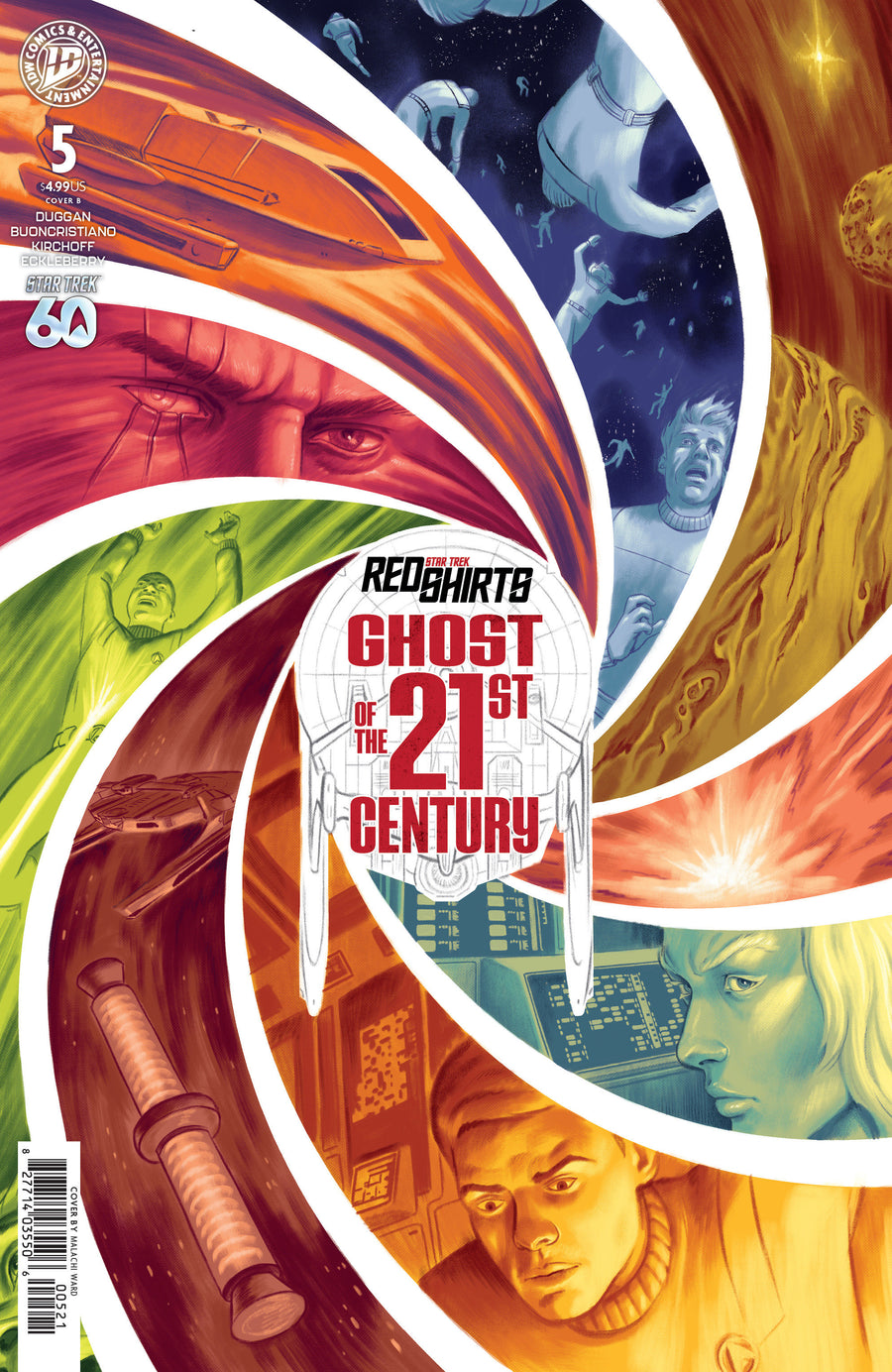 Star Trek: Red Shirts - Ghost of the 21st Century #5 Variant B (Ward) — Cover