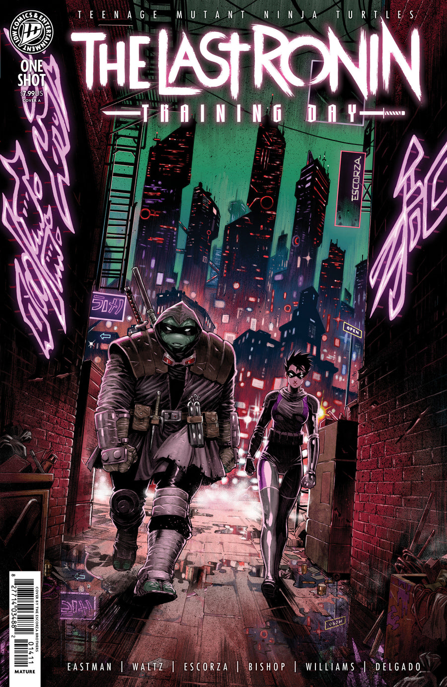 Teenage Mutant Ninja Turtles: The Last Ronin--Training Day Cover A (Escorza Brothers) - Cover