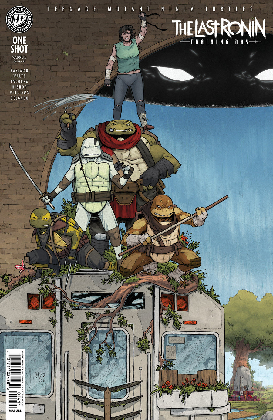 Teenage Mutant Ninja Turtles: The Last Ronin--Training Day Variant RI (15) (Bishop) - Cover