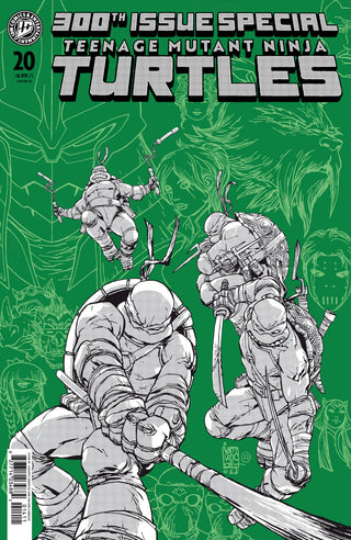 Teenage Mutant Ninja Turtles #20: 300e numéro spécial – Variante Camuncoli