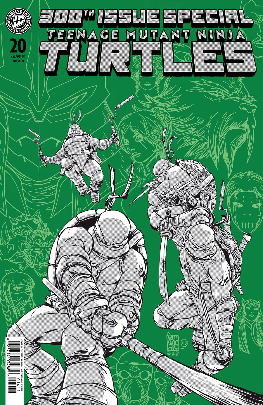 Teenage Mutant Ninja Turtles #20: 300th Issue Special Camuncoli Variant - Cover