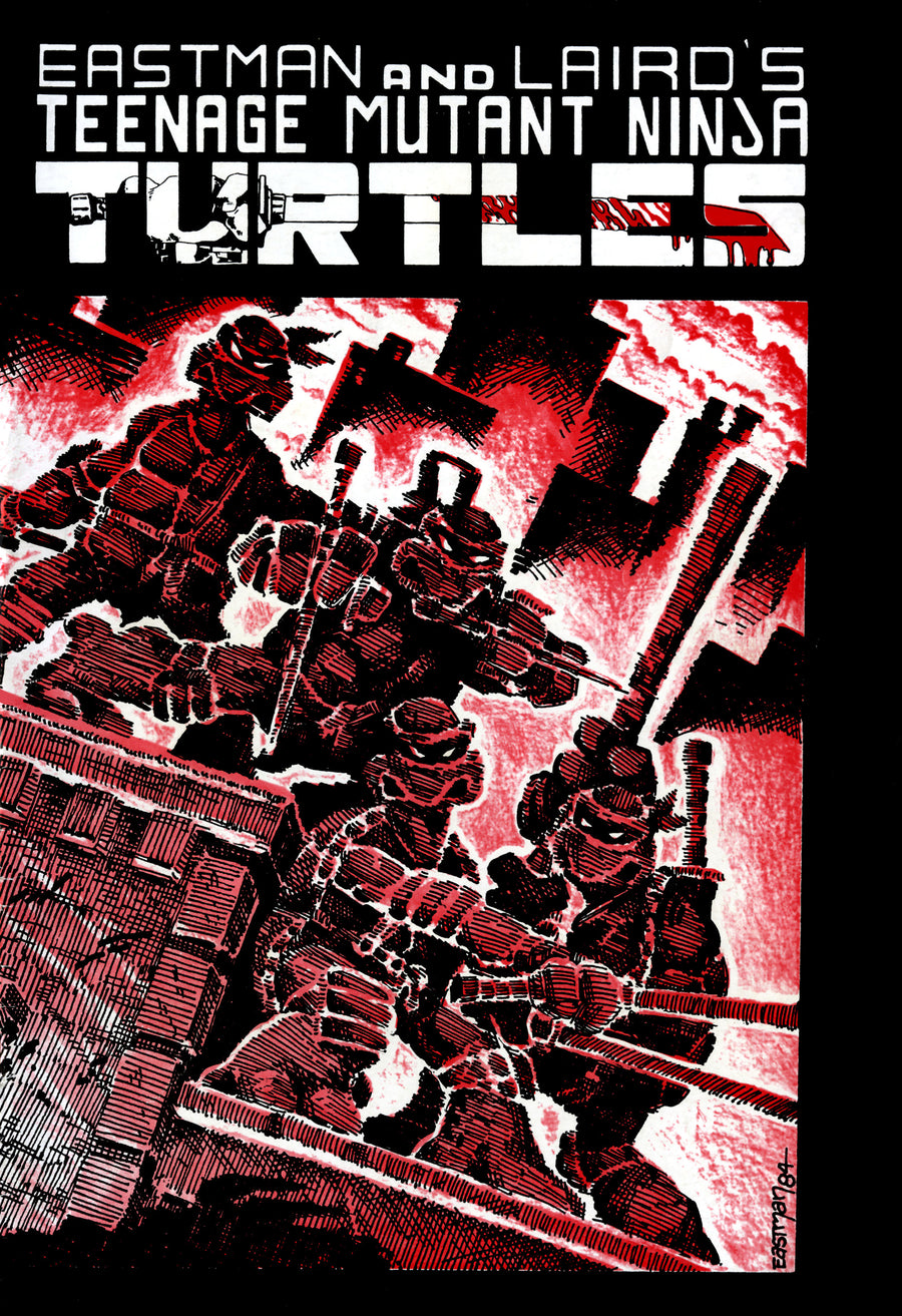 Teenage Mutant Ninja Turtles: Mirage Facsimile #1 Variant B Foil (Eastman & Laird) - Cover