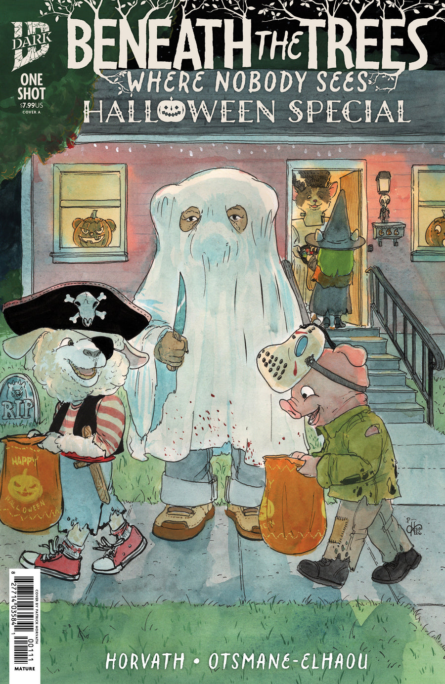 Beneath the Trees Where Nobody Sees Halloween Special Cover A (Horvath) — Cover