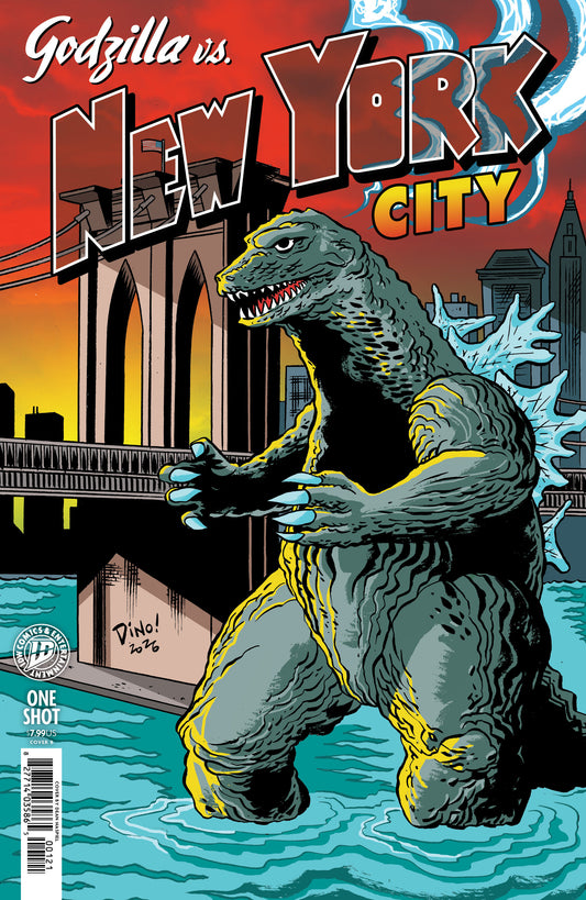 Godzilla Vs. America: New York City Variant B (Haspeil) — Cover