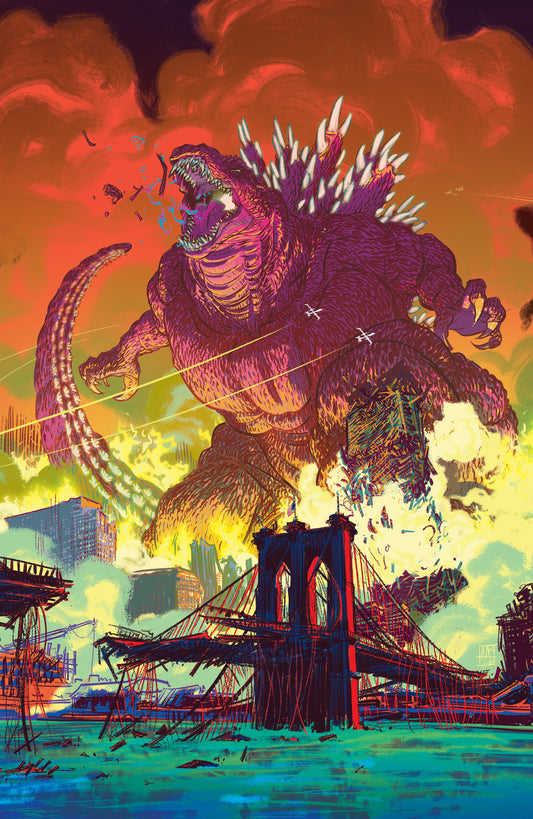Godzilla Vs. America: New York City Variant RI (25) (Fox Full Art) — Cover